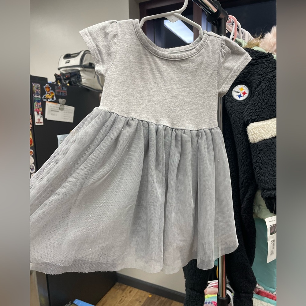 12m dress and leggings outfit.